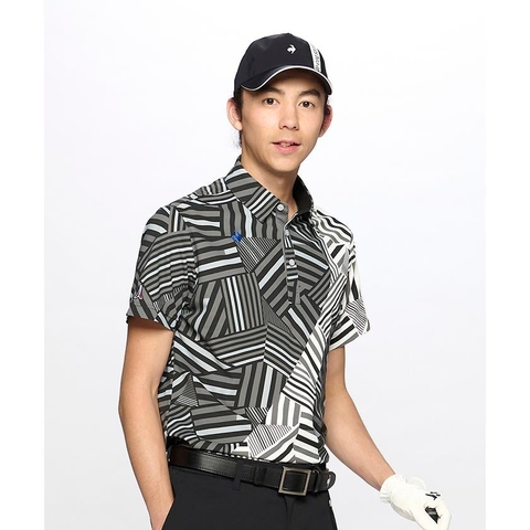 Áo Polo le coq golf Nam - QGMXJA12V-BK00