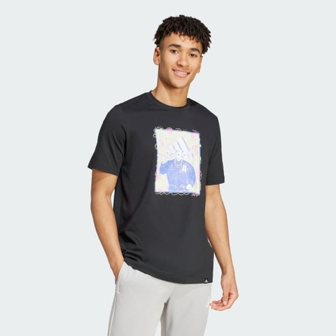 Áo T-shirt adidas hoạ tiết Doodle Nam - IY8072