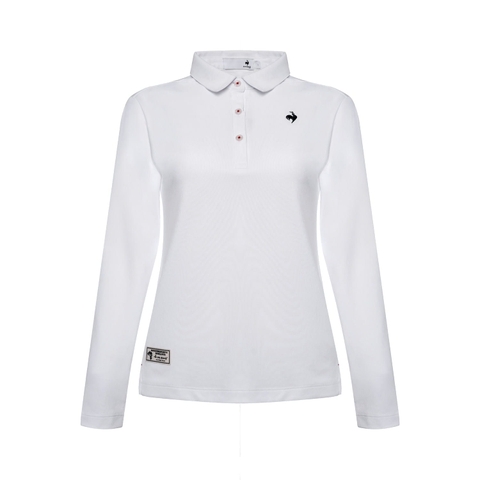 Áo Polo dài tay le coq golf Nữ LG6SLS01LV-WH00