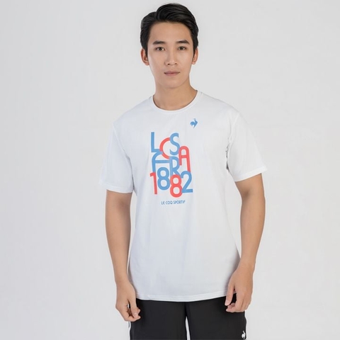 Áo T-shirt le coq sportif Nam - QTMXJA05V-WH