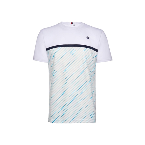 Áo T-shirt le coq sportif Nam LN6FHT25UV-WH00