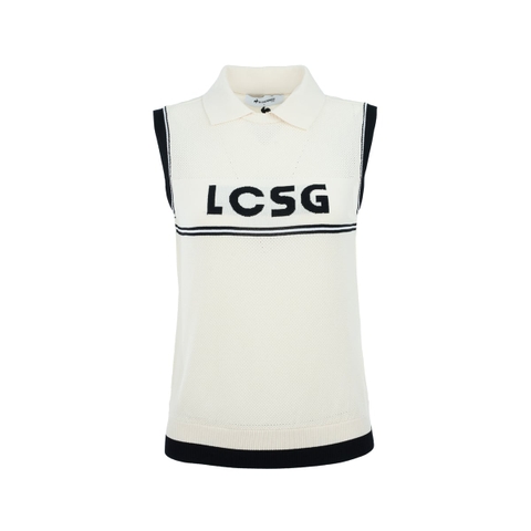 Áo len gile le coq golf Nữ GQ322LKV71-LBGE