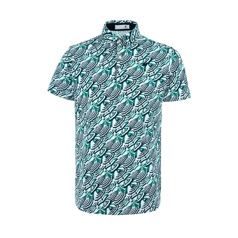 Áo Polo le coq golf Nam LG6SHSV3M-GR00