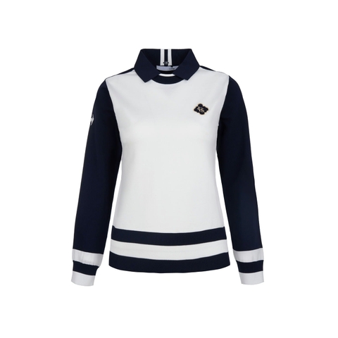 Áo Polo dài tay le coq golf Nữ LG6FSTG0LV-NV00