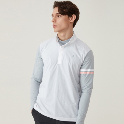 Áo polo dài tay le coq sportif golf Nam - GO121MTL32-GREY