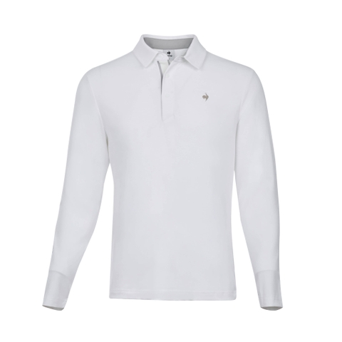 Áo Polo dài tay le coq golf Nam GR121MTL11-WHTE
