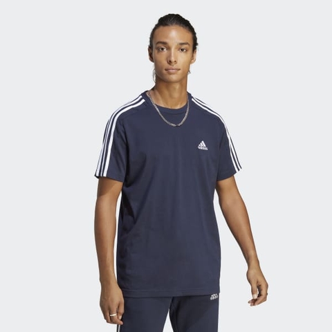 Áo T-shirt thể thao adidas Essentials Single Jersey 3 Sọc Nam - IC9335