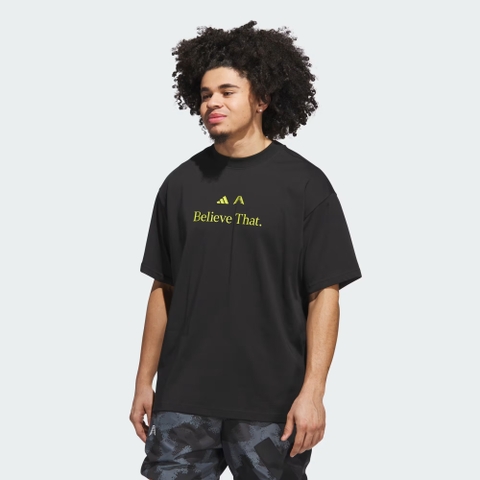 Áo T-shirt bóng rổ adidas Anthony Edwards Believe That Nam - JW2924