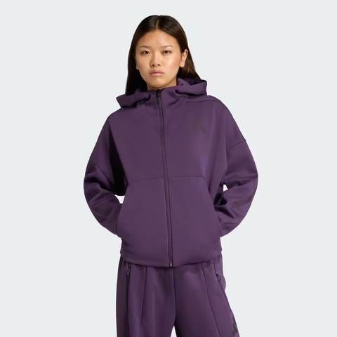 Áo hoodie adidas Z.N.E. khoá kéo Nữ - KC4569