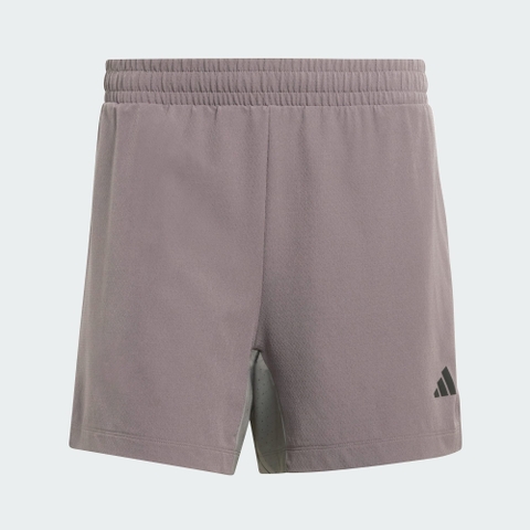 Quần short tập luyện adidas D4T Power 3 sọc Nam - KD0356