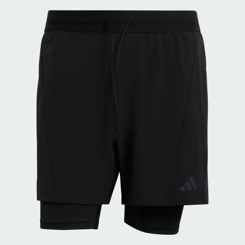 Quần short tập luyện adidas D4T Workout 2 trong 1 Nam - KF6431