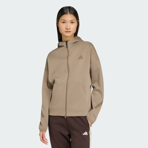 Áo hoodie adidas Z.N.E. khoá kéo Nữ - KF6330