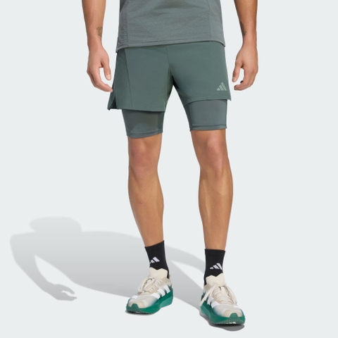 Quần short tập luyện adidas D4T 2 trong 1 Nam - KT0650