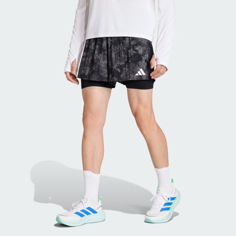Quần short chạy bộ adidas adi365 Spray Dye 2 trong 1 Nam - KA0315