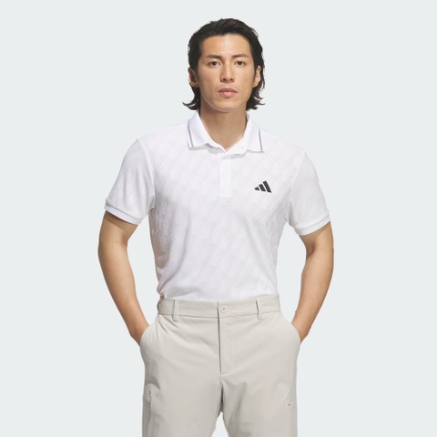 Áo Polo golf adidas Jacquard Nam - JY8231