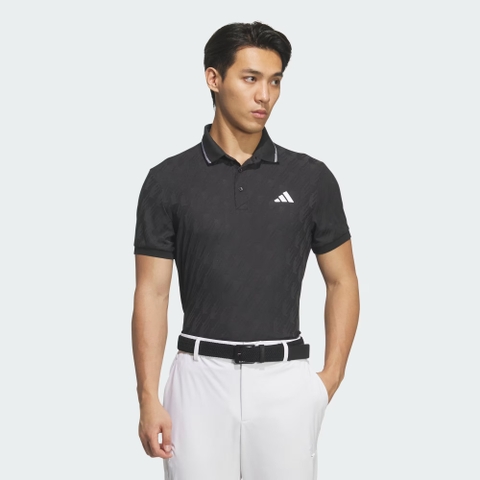 Áo Polo golf adidas Jacquard Nam - JY8232