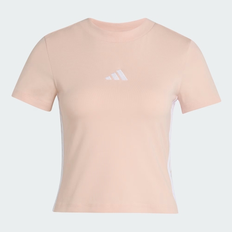 Áo Baby Tee adidas Essentials 3 sọc Nữ - KD2343