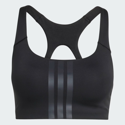 Áo bra tập luyện adidas Optime Medium Support 3 sọc Bra Nữ - JX5006