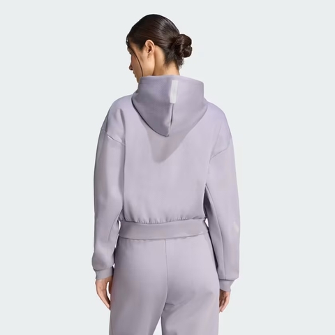 Áo hoodie adidas Z.N.E. dáng lửng Nữ - KF6396