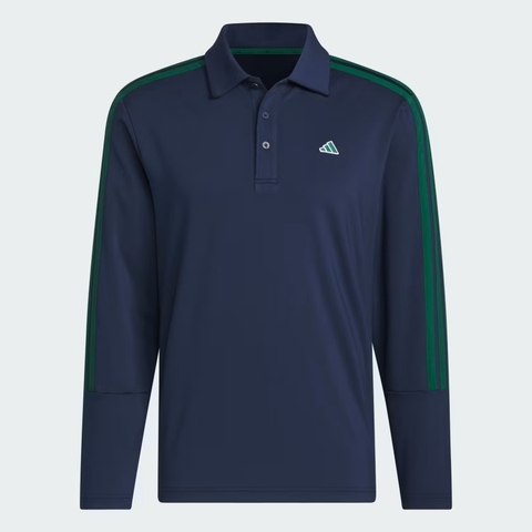 Áo Polo dài tay golf adidas 3 gạch Nam - KG9984
