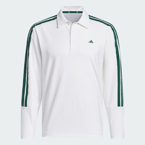 Áo Polo dài tay golf adidas 3 gạch Nam - KG7096