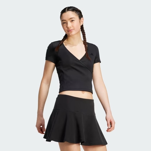 Áo T-shirt adidas Seasonal Essentials dáng crop Nữ - JM1924