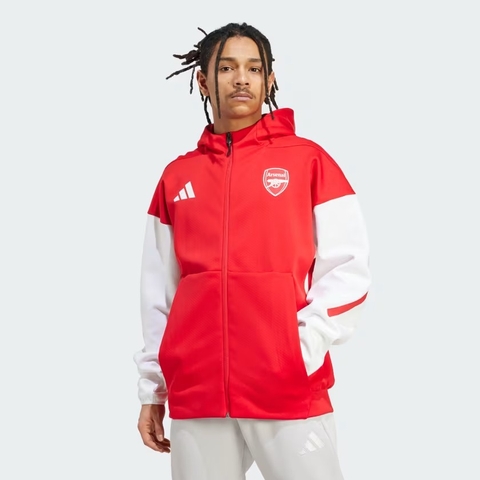 Áo hoodie bóng đá adidas Z.N.E. Arsenal Anthem Nam - JM9409