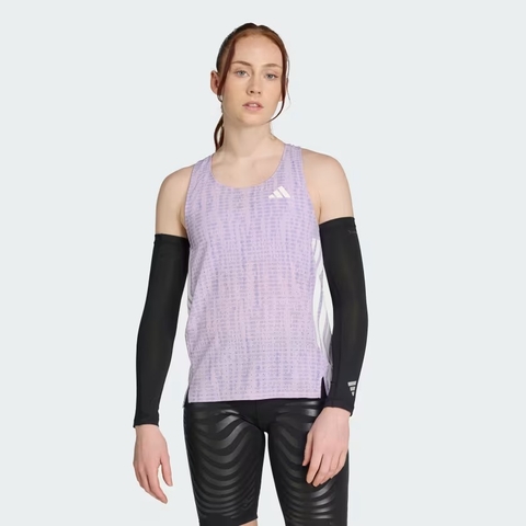 Áo ba lỗ chạy bộ adidas Adizero Nữ - JV7157