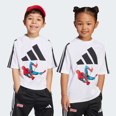 Áo T-shirt trẻ em adidas Marvel Spider-Man Unisex - JM0806