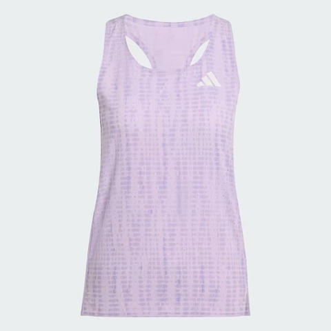 Áo ba lỗ chạy bộ adidas Adizero Nữ - JV7157