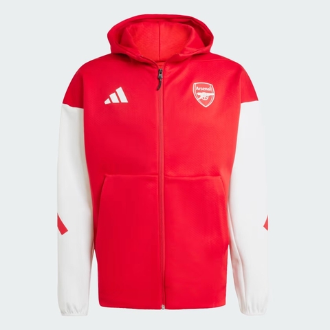 Áo hoodie bóng đá adidas Z.N.E. Arsenal Anthem Nam - JM9409