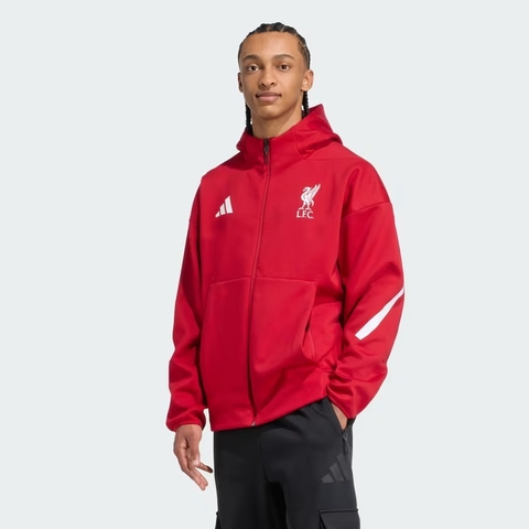 Áo hoodie bóng đá adidas Liverpool FC Z.N.E. Nam - JW5484