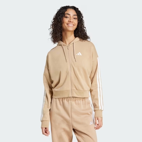 Áo hoodie adidas Essentials 3 sọc Nữ - JY3133