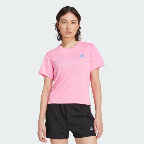 Áo T-shirt chạy bộ adidas Melange Own The Run Nữ - JL8723