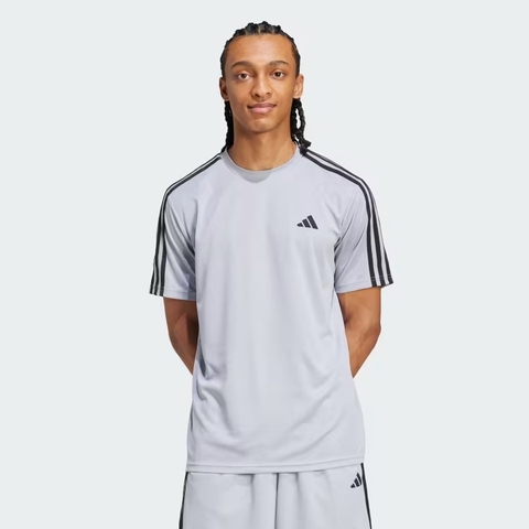 Áo T-shirt tập luyện adidas Train Essentials 3 sọc Nam - JX2713