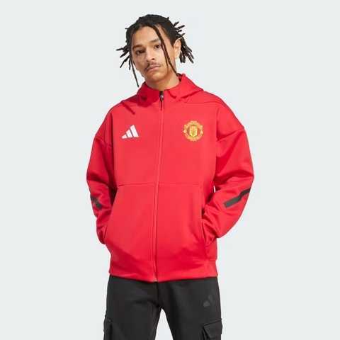 Áo hoodie bóng đá adidas Z.N.E. Manchester United Anthem Nam - JN2901