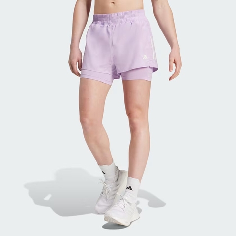 Quần short chạy bộ adidas Climacool Own the Run 2 trong 1 Nữ - JW9693