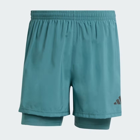 Quần short chạy bộ adidas CLIMACOOL Own the Run 2 trong 1 Nam - JW9701