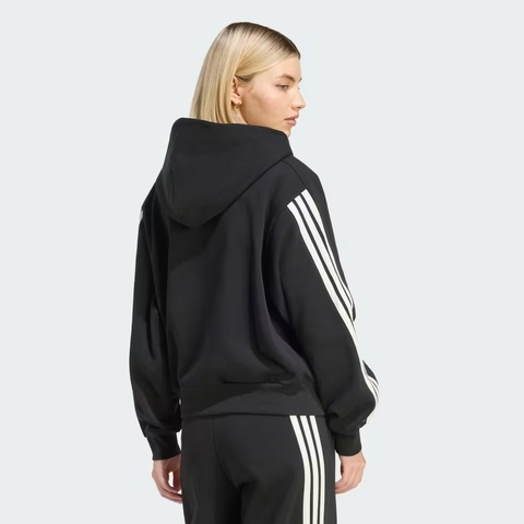 Áo hoodie adidas Kit 3 gạch khoá kéo Nữ - KV9876