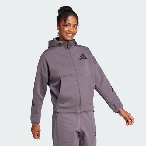Áo hoodie adidas Z.N.E. khoá kéo Nữ - JD5985