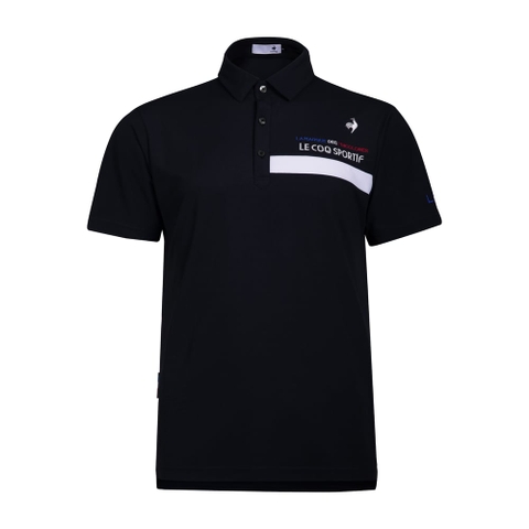 Áo Polo Nam le coq golf LG4FHS02MV-BK00