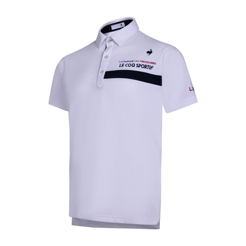 Áo Polo Nam le coq golf LG4FHS02MV-WH00