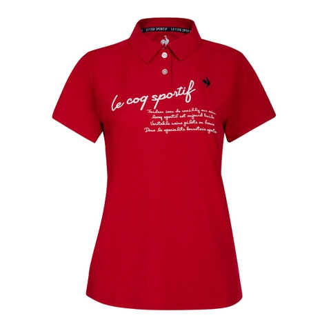 Áo Polo Nữ le coq golf LG4FHS04LV-RD00