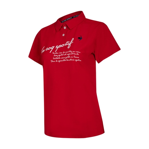 Áo Polo Nữ le coq golf LG4FHS04LV-RD00
