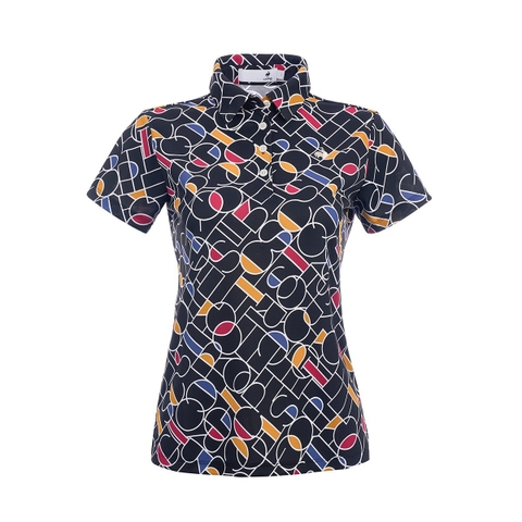 Áo Polo le coq golf Nữ LG5SHS07LV-BK00