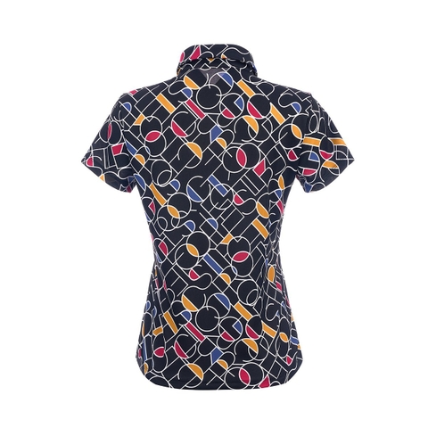 Áo Polo le coq golf Nữ LG5SHS07LV-BK00