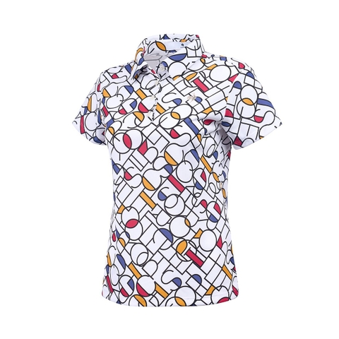 Áo Polo le coq golf Nữ LG5SHS07LV-WH00