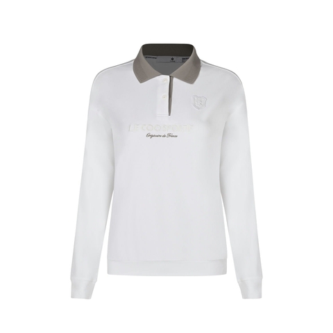 Áo dài tay le coq golf Nữ LG6FLS02LV-WH00