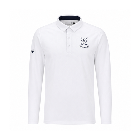 Áo Polo dài tay le coq golf Nam LG6FLSG7MV-WH00