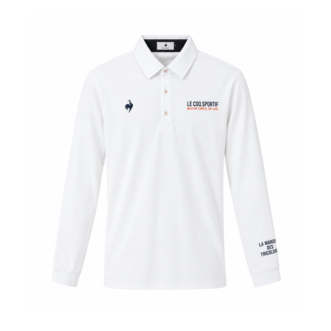 Áo Polo dài tay le coq golf Nam LG6SLS00MV-WH00